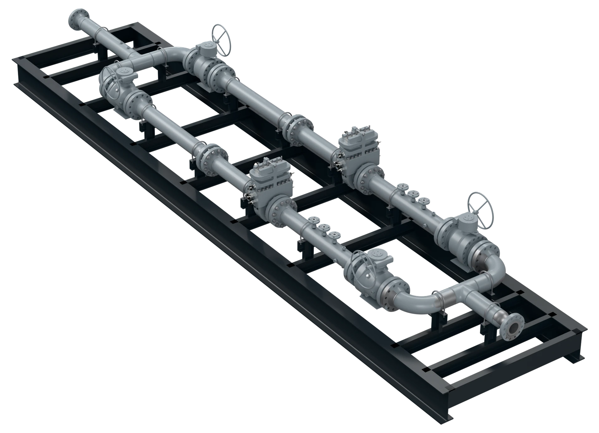 Custody transfer measurement skid